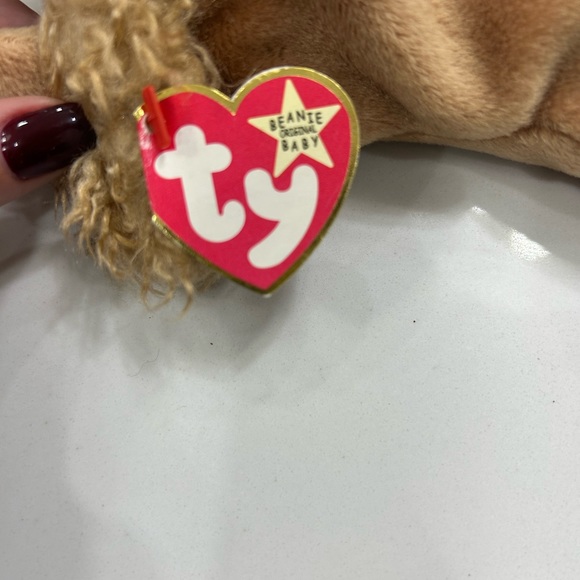 Extremely rare Beanie Babie Spunky with off centre stitching, tag errors, stamp - Picture 3 of 7